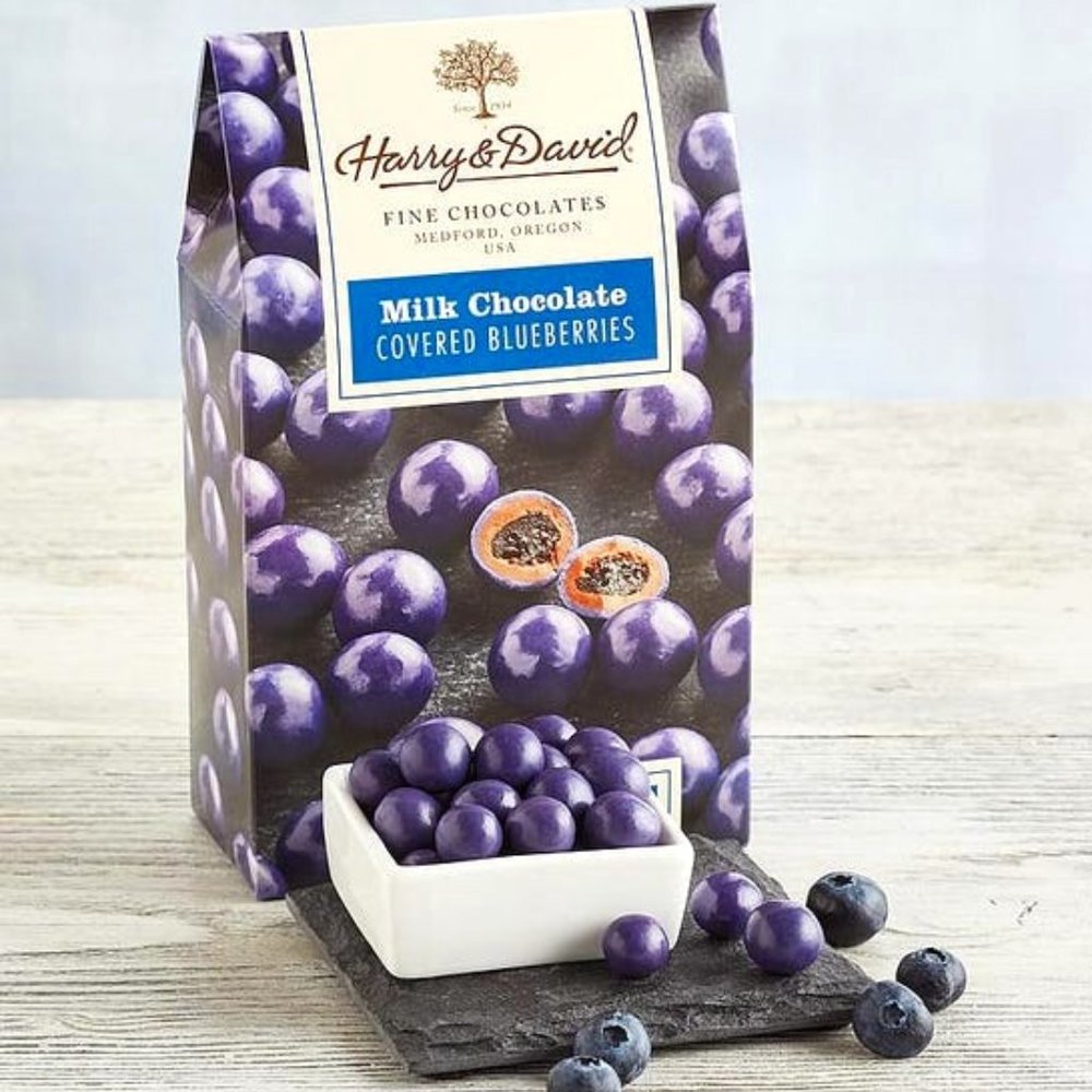 Harry and David Milk Chocolate Covered Blueberries, 8 ounces